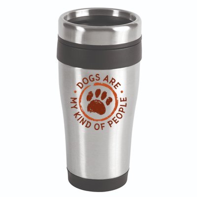 Dogs Are My Kind Of People Paw 16oz Travel Tumbler
