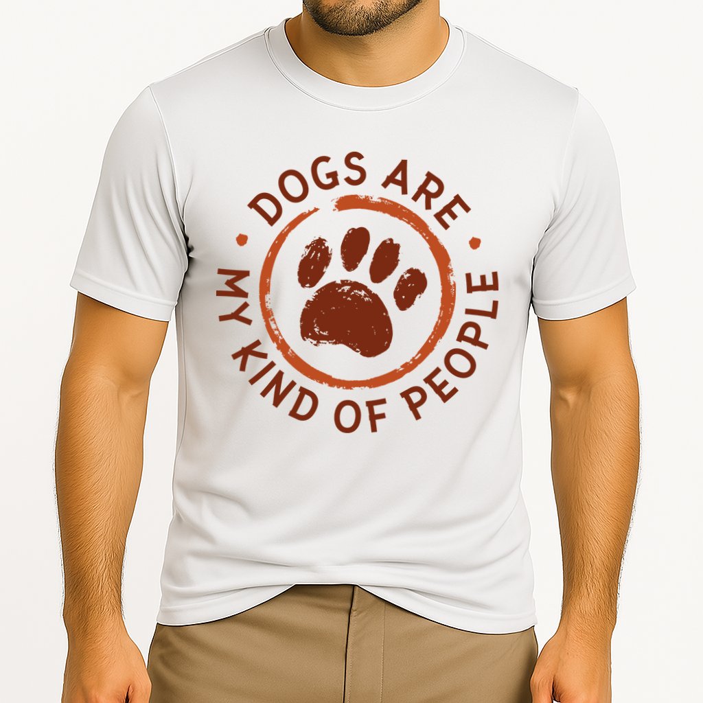 Dogs Are My Kind Of People Paw Cooling Performance Crew T-Shirt