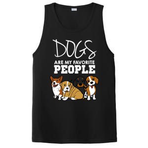 Dogs Are My Favorite People Dog Lover Gift PosiCharge Competitor Tank