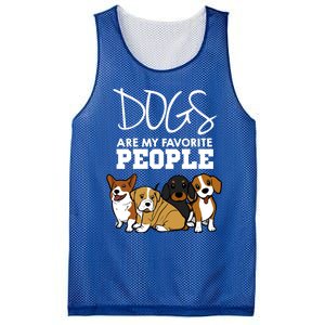 Dogs Are My Favorite People Dog Lover Gift Mesh Reversible Basketball Jersey Tank