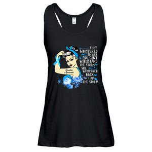 Diabetes Awareness Month Powerful Warrior Ladies Essential Flowy Tank