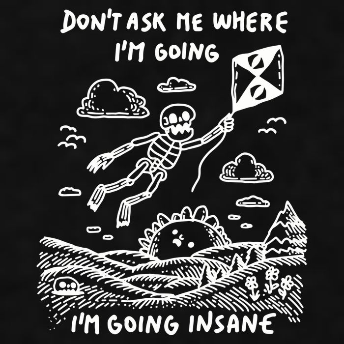 DonT Ask Me Where IM Going IM Going Insane Ladies PosiCharge Tri-Blend Wicking Tank