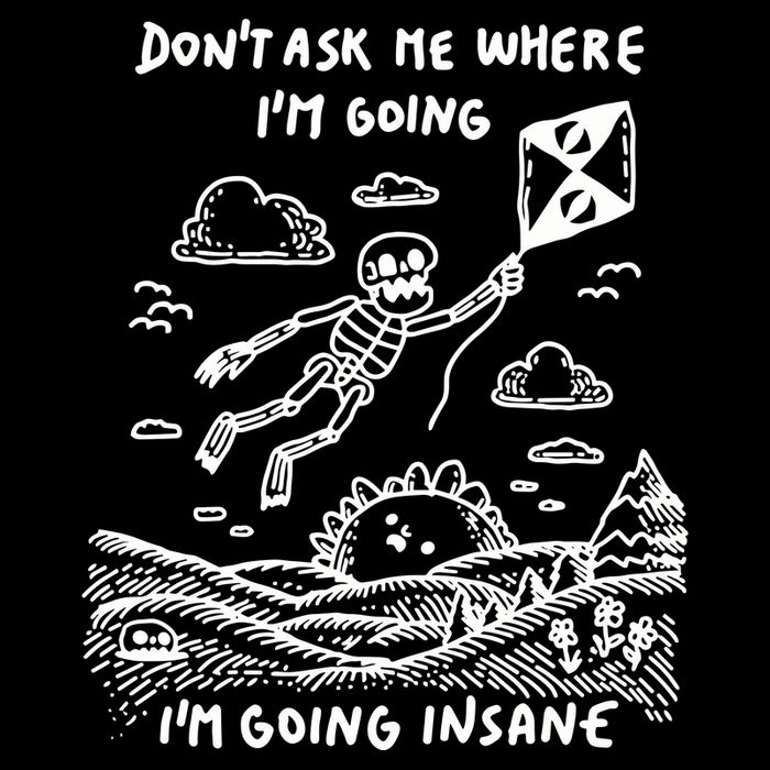 DonT Ask Me Where IM Going IM Going Insane Toddler T-Shirt