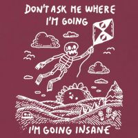DonT Ask Me Where IM Going IM Going Insane 16oz Travel Tumbler