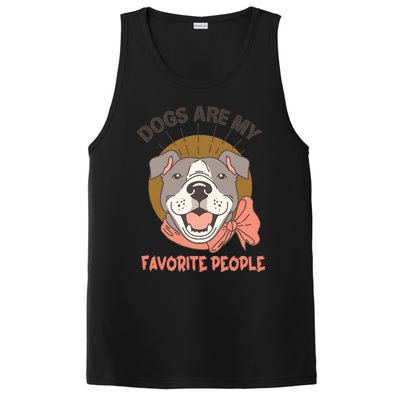 Dogs Are My Favorite People Cool Gift PosiCharge Competitor Tank