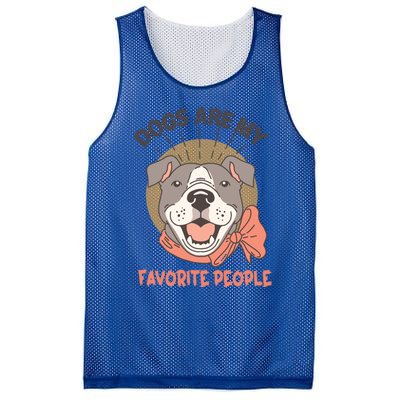 Dogs Are My Favorite People Cool Gift Mesh Reversible Basketball Jersey Tank