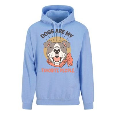 Dogs Are My Favorite People Cool Gift Unisex Surf Hoodie