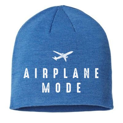 Distressed Airplane Mode Lazy Travel Gift Sustainable Beanie