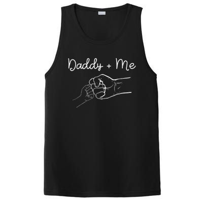 Daddy And Me Best Dad Ever Fist Bump Funny Fathers Day PosiCharge Competitor Tank