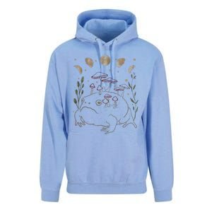 Dark Academia Moon Witchy Goblincore Aesthetic Frog Unisex Surf Hoodie