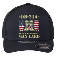 Dd214 Americas Man Card Veteran Day Served Flag Flexfit Unipanel Trucker Cap