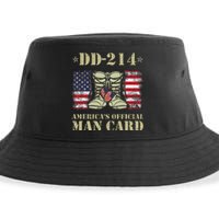 Dd214 Americas Man Card Veteran Day Served Flag Sustainable Bucket Hat