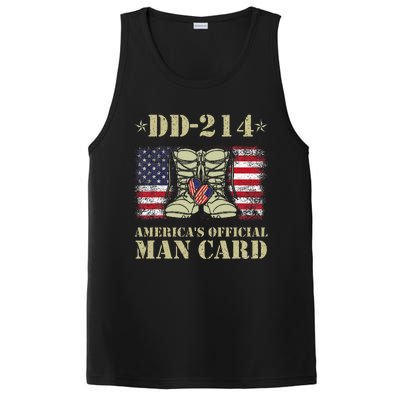 Dd214 Americas Man Card Veteran Day Served Flag PosiCharge Competitor Tank