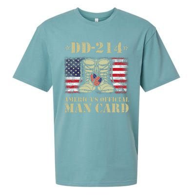 Dd214 Americas Man Card Veteran Day Served Flag Sueded Cloud Jersey T-Shirt