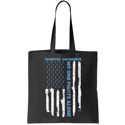 Diabetes Awareness Month American Flag Warrior T1 T2 Bag