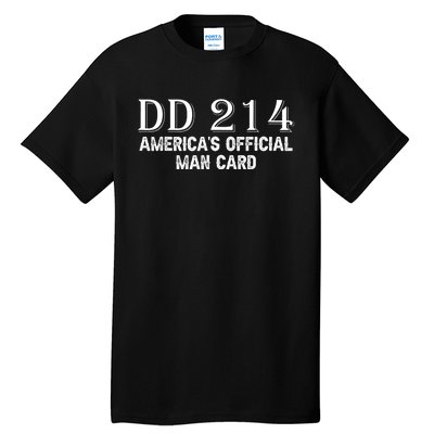 Dd214 Americas Man Card Tall T-Shirt