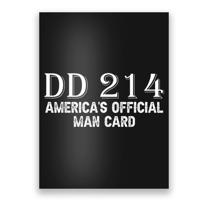 Dd214 Americas Man Card Poster