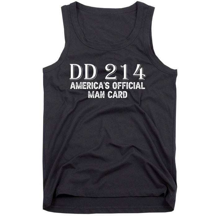 Dd214 Americas Man Card Tank Top