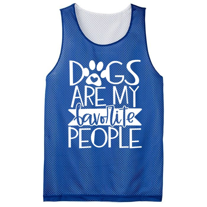 Dogs Are My Favorite People Gift Mesh Reversible Basketball Jersey Tank