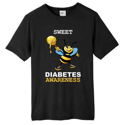 Diabetes Awareness Month Great Gift Sweet Diabetic Bee Diabetes Cool Gift Tall Fusion ChromaSoft Performance T-Shirt