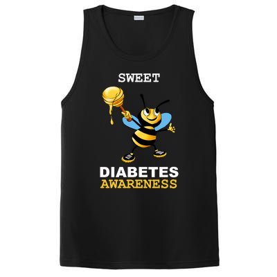 Diabetes Awareness Month Great Gift Sweet Diabetic Bee Diabetes Cool Gift PosiCharge Competitor Tank