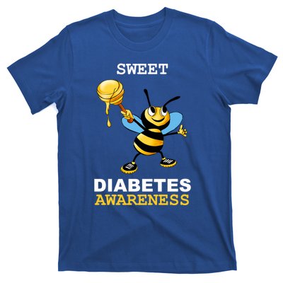 Diabetes Awareness Month Great Gift Sweet Diabetic Bee Diabetes Cool Gift T-Shirt