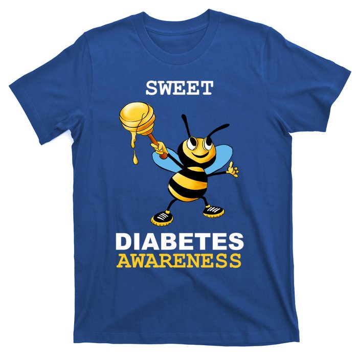 Diabetes Awareness Month Great Gift Sweet Diabetic Bee Diabetes Cool Gift T-Shirt