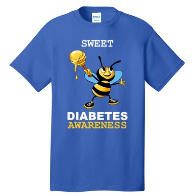 Diabetes Awareness Month Great Gift Sweet Diabetic Bee Diabetes Cool Gift Tall T-Shirt