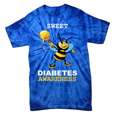 Diabetes Awareness Month Great Gift Sweet Diabetic Bee Diabetes Cool Gift Tie-Dye T-Shirt