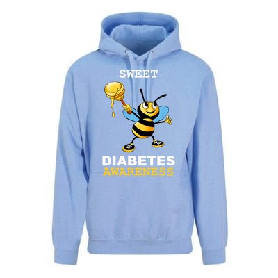 Diabetes Awareness Month Great Gift Sweet Diabetic Bee Diabetes Cool Gift Unisex Surf Hoodie