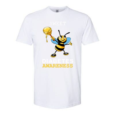 Diabetes Awareness Month Great Gift Sweet Diabetic Bee Diabetes Cool Gift Softstyle CVC T-Shirt