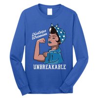 Diabetes Awareness Month Unbreakable Mother T1 T2 Cool Gift Long Sleeve Shirt