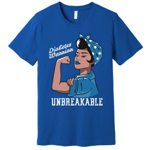 Diabetes Awareness Month Unbreakable Mother T1 T2 Cool Gift Premium T-Shirt