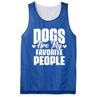 Dogs Are My Favorite People Funny Dog Pet For Dog Owner Great Gift Mesh Reversible Basketball Jersey Tank