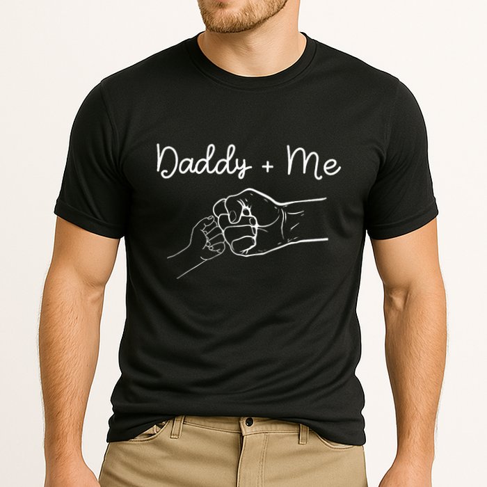Daddy And Me Best Dad Ever Fist Bump Funny FatherS Day Cooling Performance Crew T-Shirt