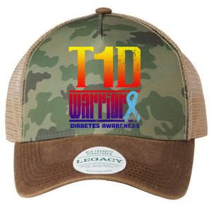 Diabetes Awareness Month T1d Diabetes Warrior Gift Legacy Tie Dye Trucker Hat