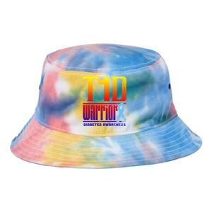 Diabetes Awareness Month T1d Diabetes Warrior Gift Tie Dye Newport Bucket Hat