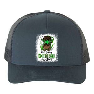 Dental Assistant Messy Bun Teeth Dentist St Patricks Day Cute Gift Yupoong Adult 5-Panel Trucker Hat