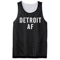 Detroit Af Michigan Urban Hipster Mesh Reversible Basketball Jersey Tank