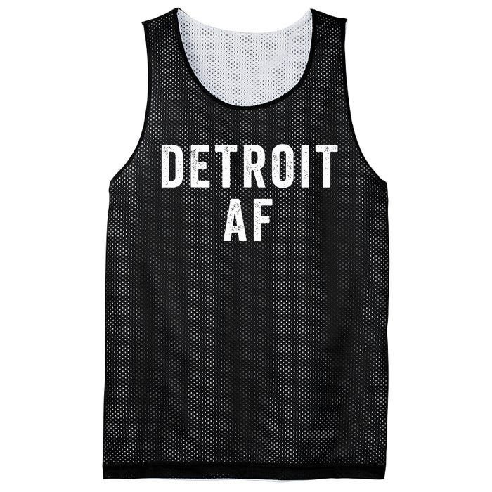 Detroit Af Michigan Urban Hipster Mesh Reversible Basketball Jersey Tank