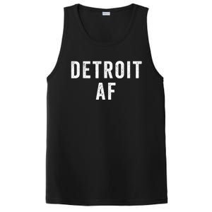 Detroit Af Michigan Urban Hipster PosiCharge Competitor Tank