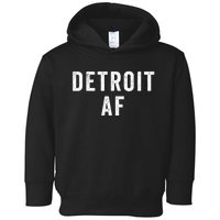 Detroit Af Michigan Urban Hipster Toddler Hoodie