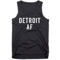 Detroit Af Michigan Urban Hipster Tank Top