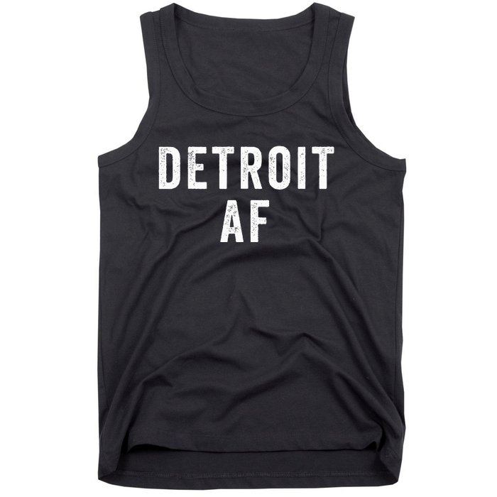 Detroit Af Michigan Urban Hipster Tank Top