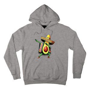 Dabbing Avocado Mexican Poncho Cinco De Mayo Tall Hoodie