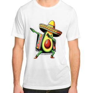 Dabbing Avocado Mexican Poncho Cinco De Mayo Adult ChromaSoft Performance T-Shirt