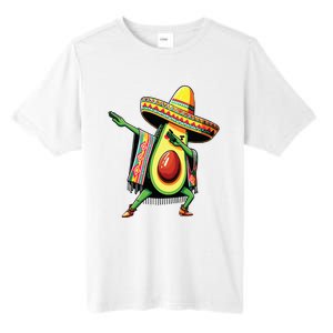 Dabbing Avocado Mexican Poncho Cinco De Mayo Tall Fusion ChromaSoft Performance T-Shirt