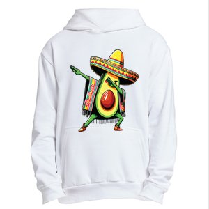 Dabbing Avocado Mexican Poncho Cinco De Mayo Urban Pullover Hoodie