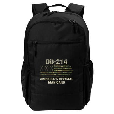 Dd214 Americas Man Card Funny Military Daily Commute Backpack