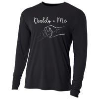 Daddy and Me Best Dad Ever Fist Bump Funny Father's Day Cooling Performance Long Sleeve Crew